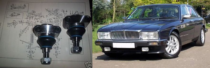 TOP BALL JOINTS x2 (Jaguar XJ40 XJ X300 XJ6) (1986- 97)